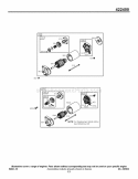 Electric Starter Diagram and Parts List for 422445-1290-01  Briggs and Stratton Engine